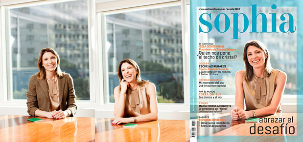 tapa revista Sophia con Isela Costantini