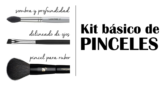 Kit basico de pinceles