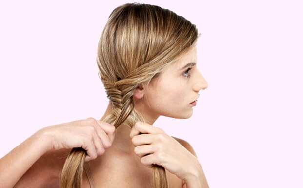 2 opciones para hacer una trenza espiga