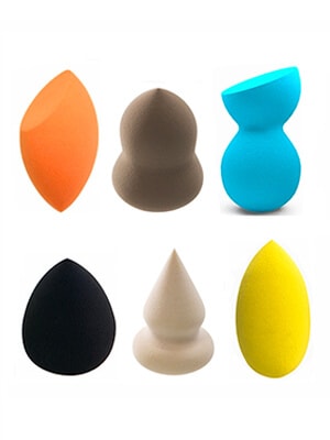 Diferentes tipos de esponjas para make-up