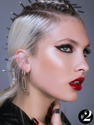 maquillaje punk