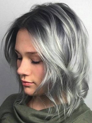 cabello gris