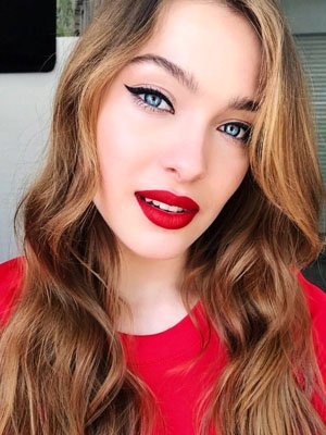 labial rojo