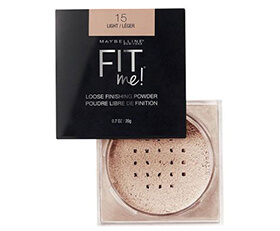 Loose finishing powder