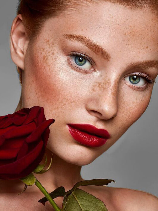 Labios rojos, como elegir tono