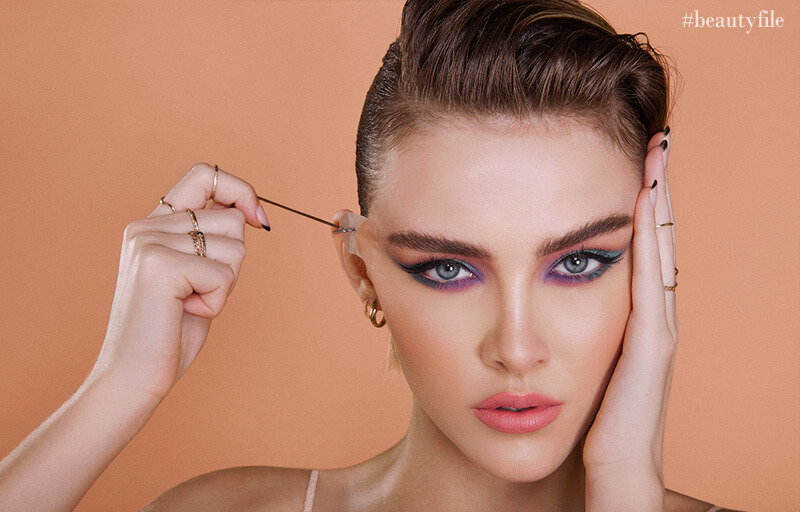 tendencia de maquillaje looks ultra coloridos