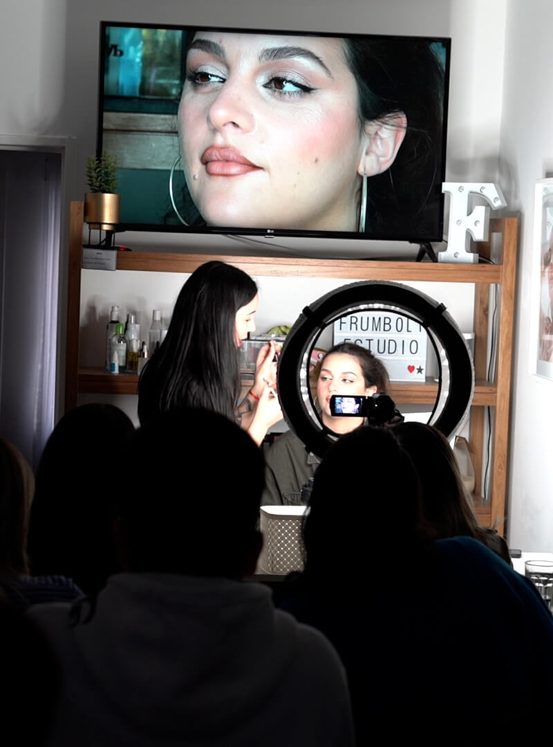 Alumna del Curso de Maquillaje